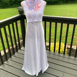 Vintage Flora Nikrooz Corset Back Chemise